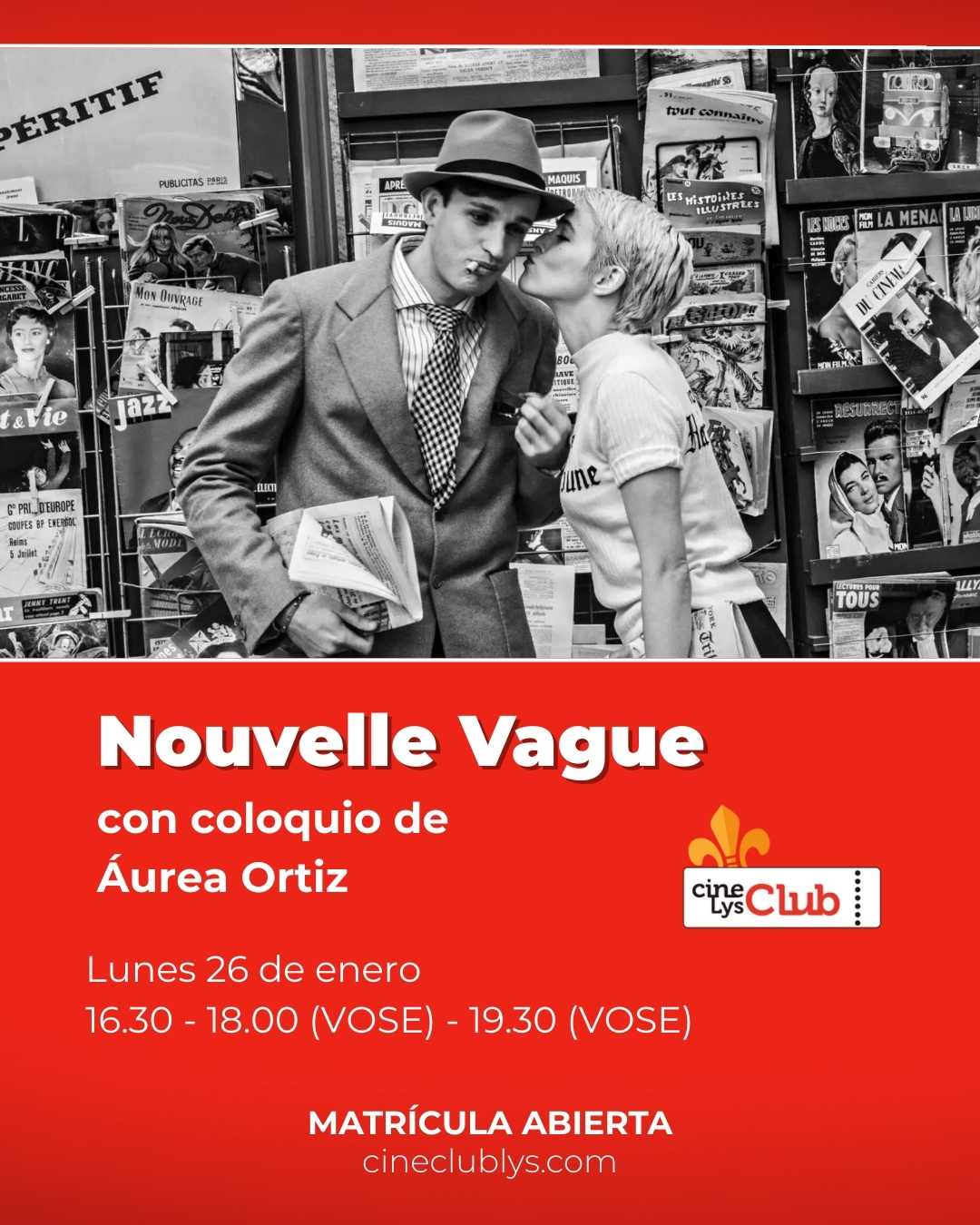 Cine Club Lys: Nouvelle Vague con Áurea Ortiz 1 nouvelle