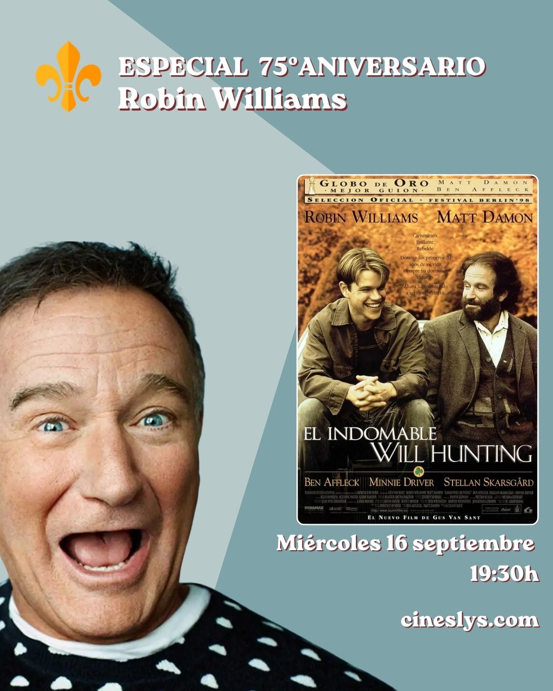 75º Aniversario Robin Williams: El indomable Will Hunting (1997) 1 willhauntung
